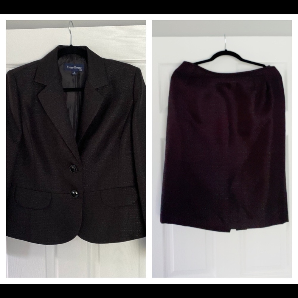 Evan Picone skirt suit size 10.